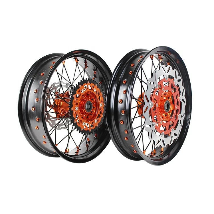High Quality 3.5"X17" & 5.0"X17" Supermoto Wheels
High Quality 3.5"X17" & 5.0"X17" Supermoto Wheels