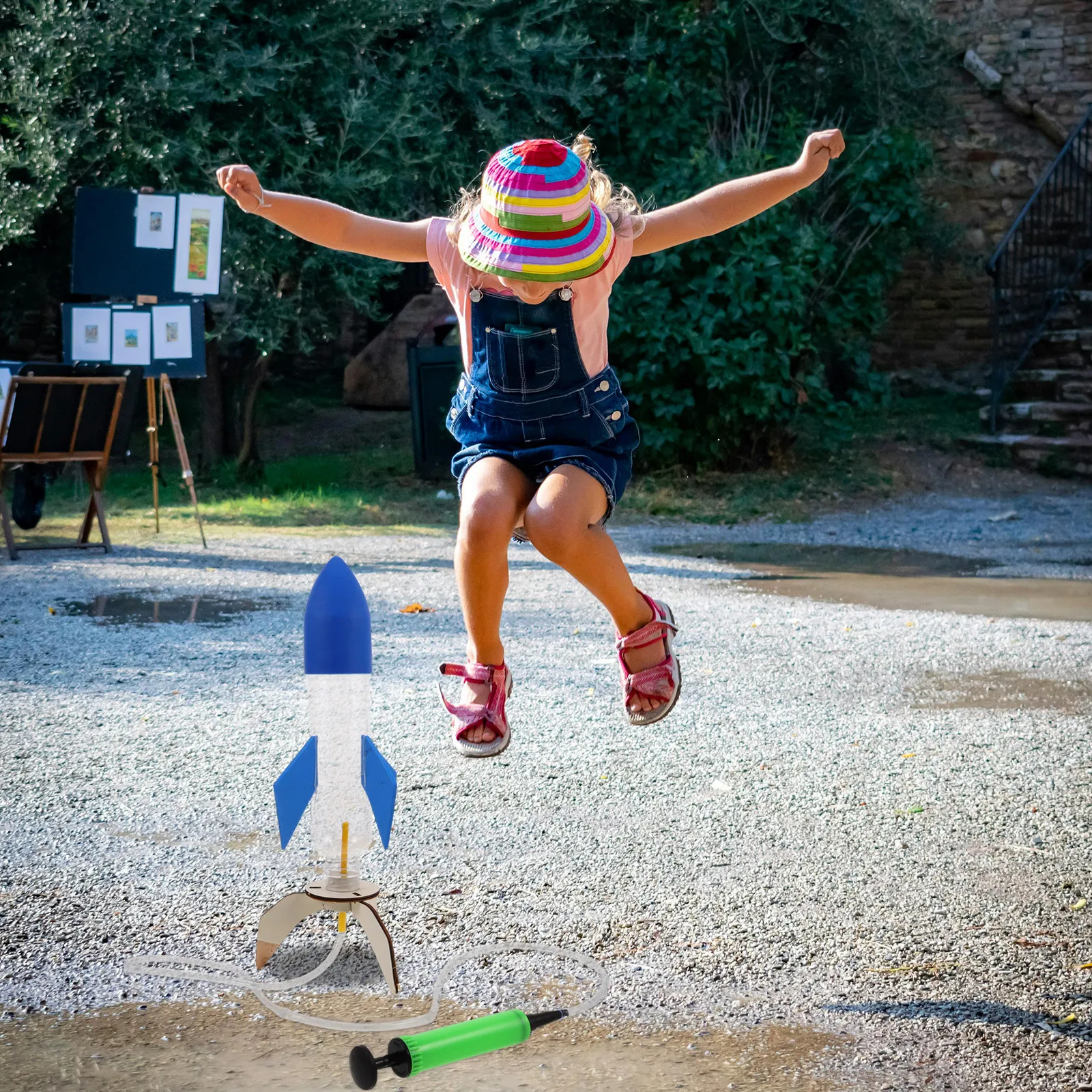 DIY Kids Rocket Launcher Creative Space Rocket Educational Physics Learning Summer Water Spray Outdoor Fun Parent-Child Play
DIY Kids Rocket Launcher Creative Space Rocket Educational Physics Learning Summer Water Spray Outdoor Fun Parent-Child Play