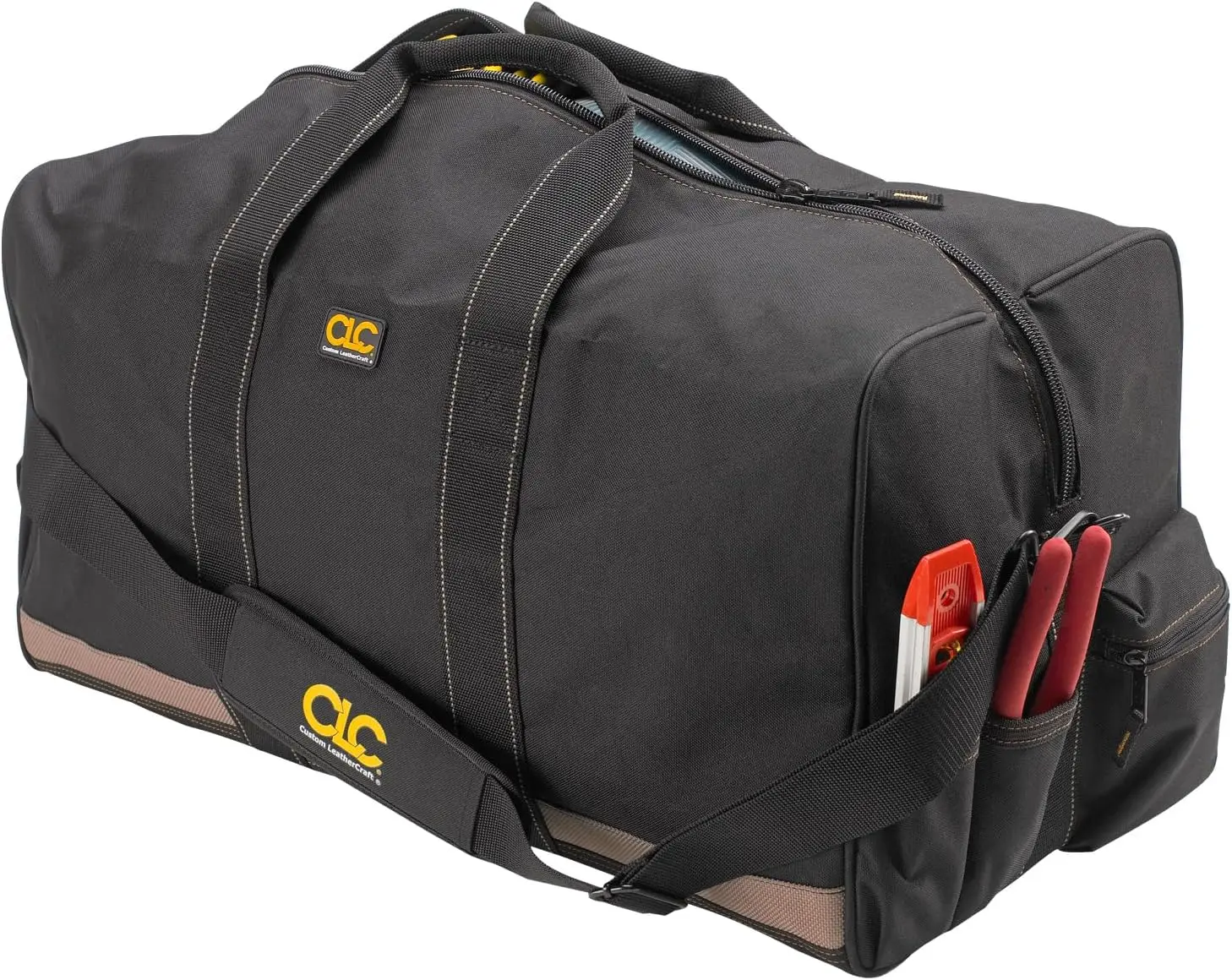 24-Inch All-Purpose Construction Gear Bag with 7 Outside Pockets for Tools and Equipment
24-Inch All-Purpose Construction Gear Bag with 7 Outside Pockets for Tools and Equipment