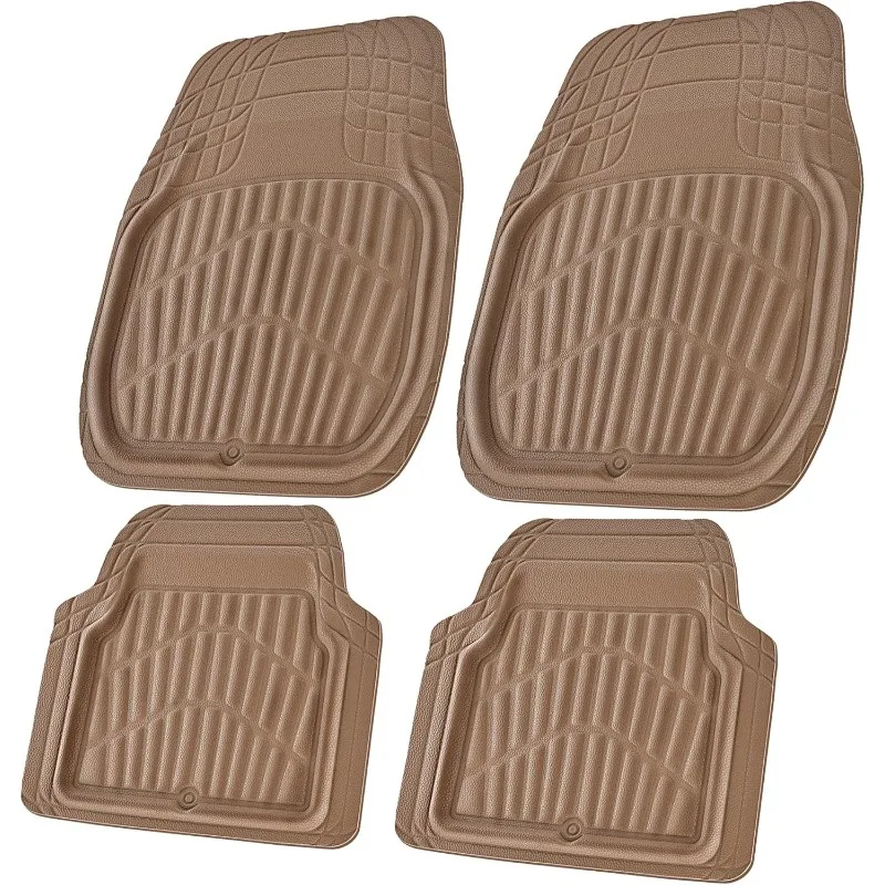 Pass 4 Piece Leather Car Floor Mats -3D Waterproof All Weather, Universal Trim to Fit & Anti-Slip Burr Bottom Safety & Ligh
Pass 4 Piece Leather Car Floor Mats -3D Waterproof All Weather, Universal Trim to Fit & Anti-Slip Burr Bottom Safety & Ligh