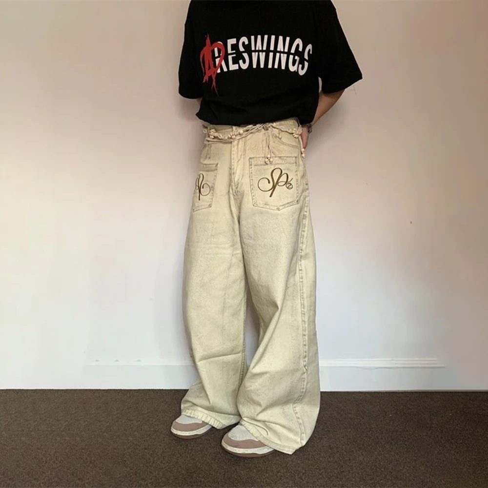 Summer New Men's Washed Straight Jeans Retro American Fashion Trend Street Hip-Hop Loose Casual Breathable Niche Men's Bottoms
Summer New Men's Washed Straight Jeans Retro American Fashion Trend Street Hip-Hop Loose Casual Breathable Niche Men's Bottoms