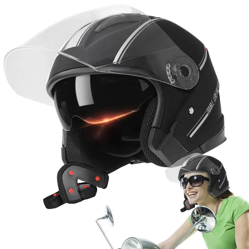 Motorcycle Helmets Adjustable Size Safety Adult Motorbike Helmets with Dual Visor High-Quality Comfortable Helmets Accessories
Motorcycle Helmets Adjustable Size Safety Adult Motorbike Helmets with Dual Visor High-Quality Comfortable Helmets Accessories