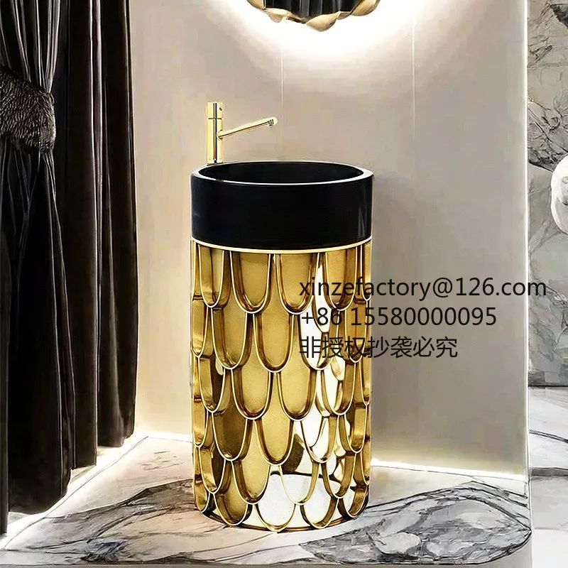 Factory Direct 2026 Top RatedLight luxury marble column basin Floor-to-ceiling luxury home high-end designer stainless steel fis
Factory Direct 2026 Top RatedLight luxury marble column basin Floor-to-ceiling luxury home high-end designer stainless steel fis