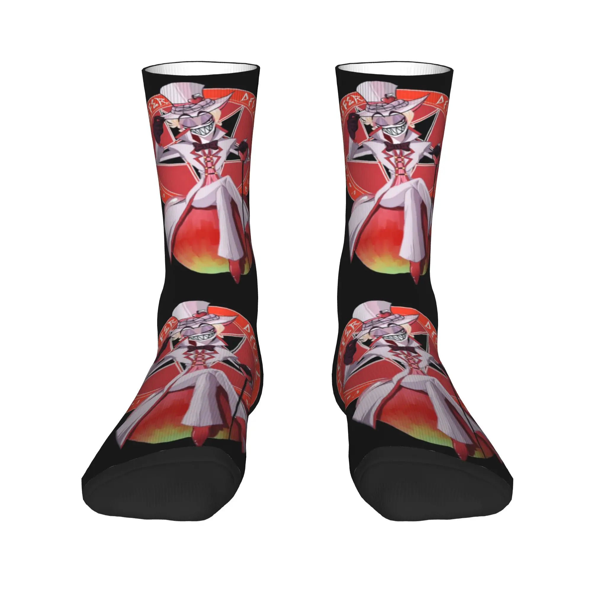 Cute Printed Hazbins Anime Animation Hotel Lucifer Morningstar Socks for Men Women Stretch Summer Autumn Winter Crew Socks
Cute Printed Hazbins Anime Animation Hotel Lucifer Morningstar Socks for Men Women Stretch Summer Autumn Winter Crew Socks