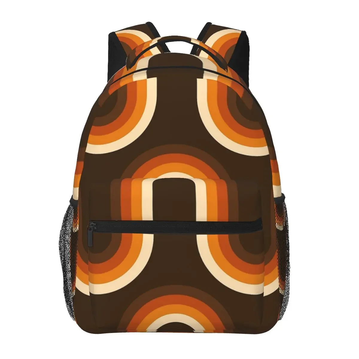 70s Orange And Brown Waves Backpacks Boys Girls Bookbag Children School Bags Cartoon Laptop Rucksack Shoulder Bag Large Capacity
70s Orange And Brown Waves Backpacks Boys Girls Bookbag Children School Bags Cartoon Laptop Rucksack Shoulder Bag Large Capacity