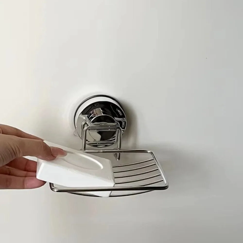 Stainless Steel Soap Dish Heavy Duty Vacuum Suction Cup Soap Tray No-Drilling Self Draining Kitchen Soap Dish Sink Area
Stainless Steel Soap Dish Heavy Duty Vacuum Suction Cup Soap Tray No-Drilling Self Draining Kitchen Soap Dish Sink Area