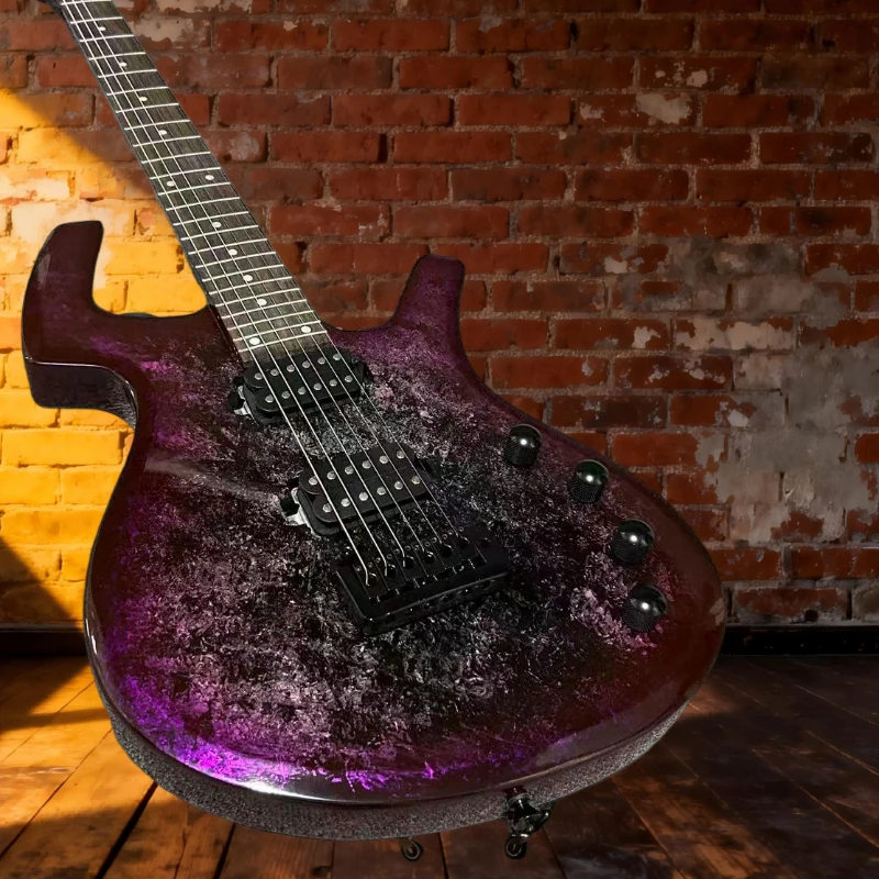 Электрогитара Purple Parker Fly Style с эффектом кракле, высокопроизводительными хамбакерами, эргономичным корпусом, бесплатная доставка
Электрогитара Purple Parker Fly Style с эффектом кракле, высокопроизводительными хамбакерами, эргономичным корпусом, бесплатная доставка