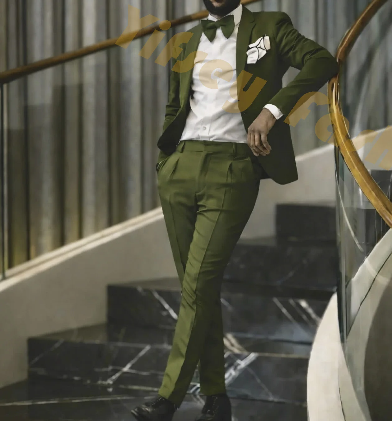 2pc Green Full Men Suit Set Wedding Groom Custom Made Luxury Brands Male Jacket Pants Slim Fit Prom Blazer Trousers Outfits Wear
2pc Green Full Men Suit Set Wedding Groom Custom Made Luxury Brands Male Jacket Pants Slim Fit Prom Blazer Trousers Outfits Wear