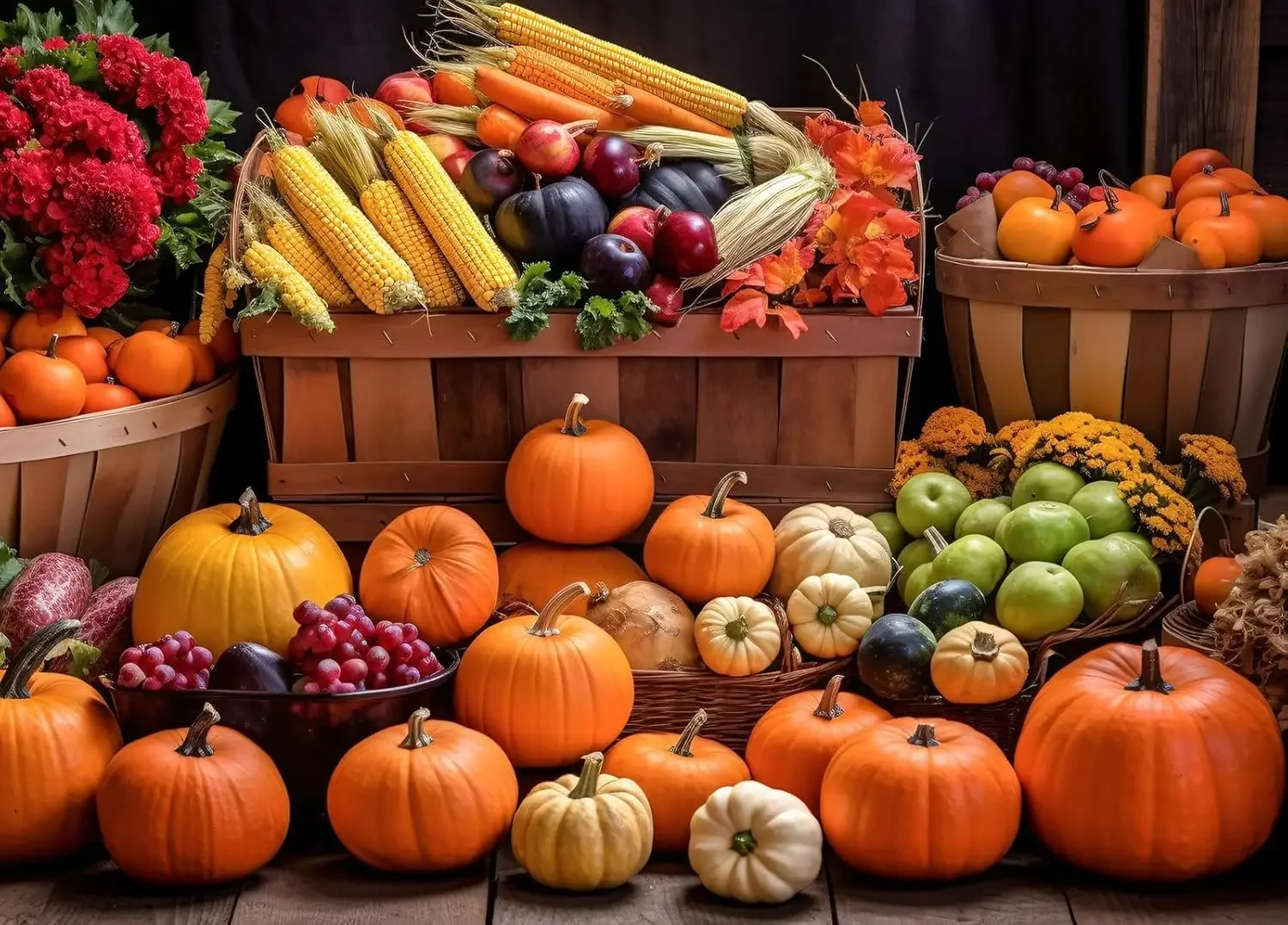 Fall Harvest Fruit 1000/500/300 Pieces Jigsaw Puzzles Challenging Family Activity Games for Gameroom Bedroom Livingroom
Fall Harvest Fruit 1000/500/300 Pieces Jigsaw Puzzles Challenging Family Activity Games for Gameroom Bedroom Livingroom