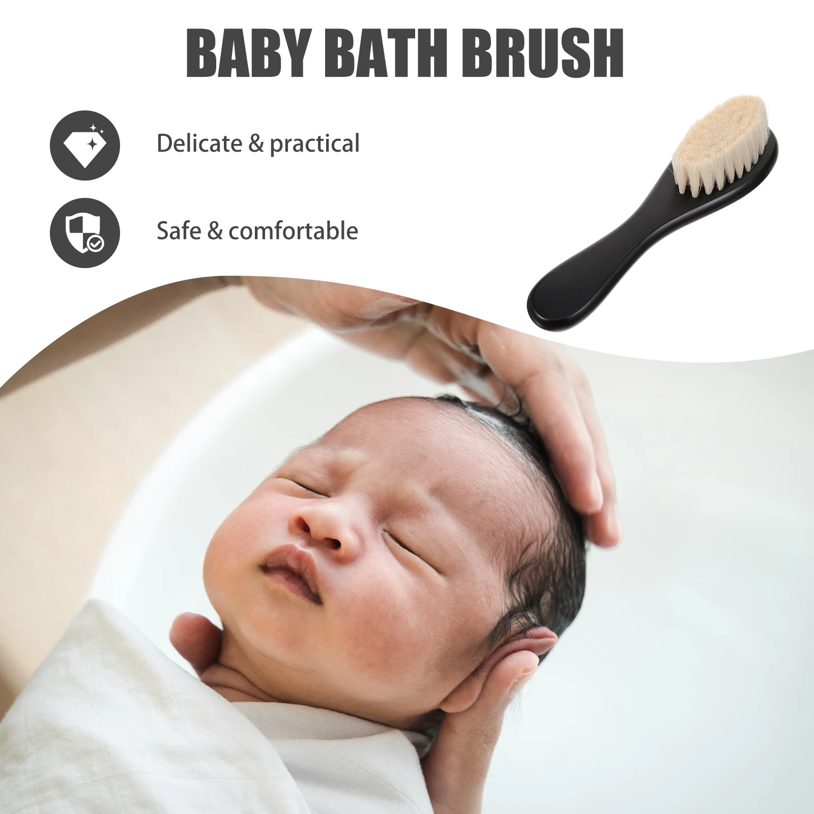 Bath Care Brush Scrubber Cleaning Baby Hair Scalp Shampoo Newborns Head Wash and Infant
Bath Care Brush Scrubber Cleaning Baby Hair Scalp Shampoo Newborns Head Wash and Infant