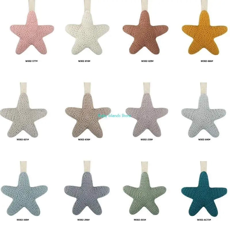 K92D Portable Five-pointed Star Babies Pacifier Holder Baby Pacifier Hanging Decorations Cotton with 13cm/5-inch Lanyard
K92D Portable Five-pointed Star Babies Pacifier Holder Baby Pacifier Hanging Decorations Cotton with 13cm/5-inch Lanyard