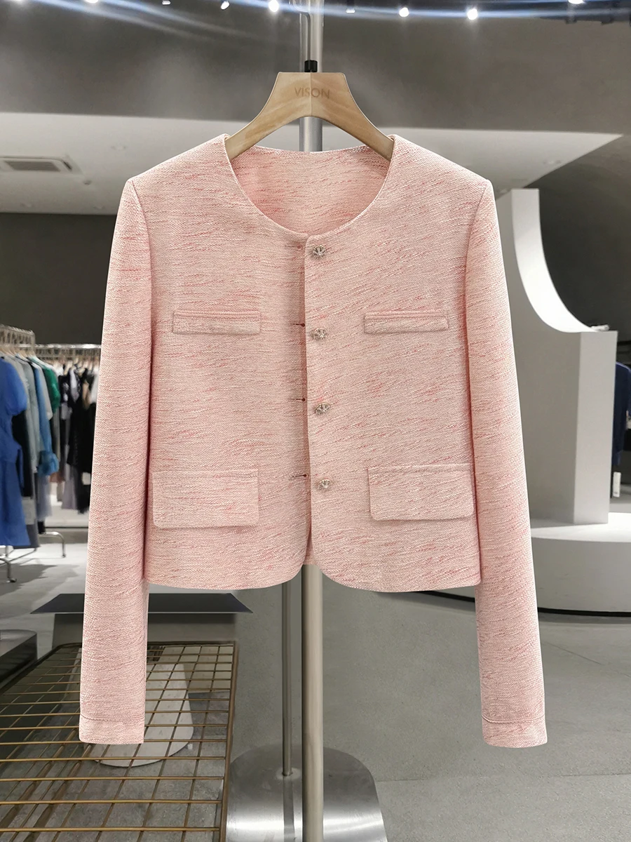 Розовое стеганое пальто Pink Ele Ladylike для женщин: модное, легкое, роскошное, прямого кроя, маленького размера, весна-осень
Розовое стеганое пальто Pink Ele Ladylike для женщин: модное, легкое, роскошное, прямого кроя, маленького размера, весна-осень