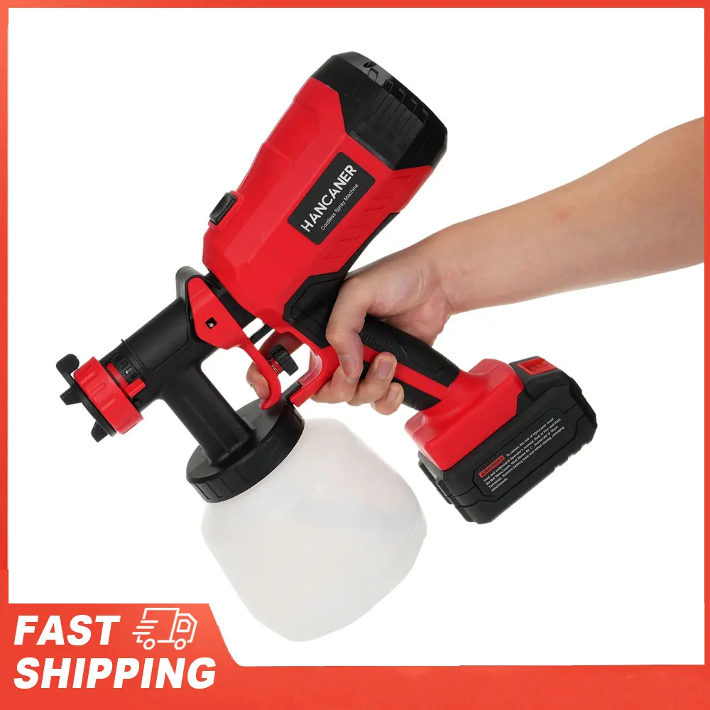 Cordless Paint Sprayer 1200ml Paint Sprayer with 4000mAh Batteries 20V Paint Sprayer with 3 Nozzles 3 Spray Patterns Use for Wa
Cordless Paint Sprayer 1200ml Paint Sprayer with 4000mAh Batteries 20V Paint Sprayer with 3 Nozzles 3 Spray Patterns Use for Wa