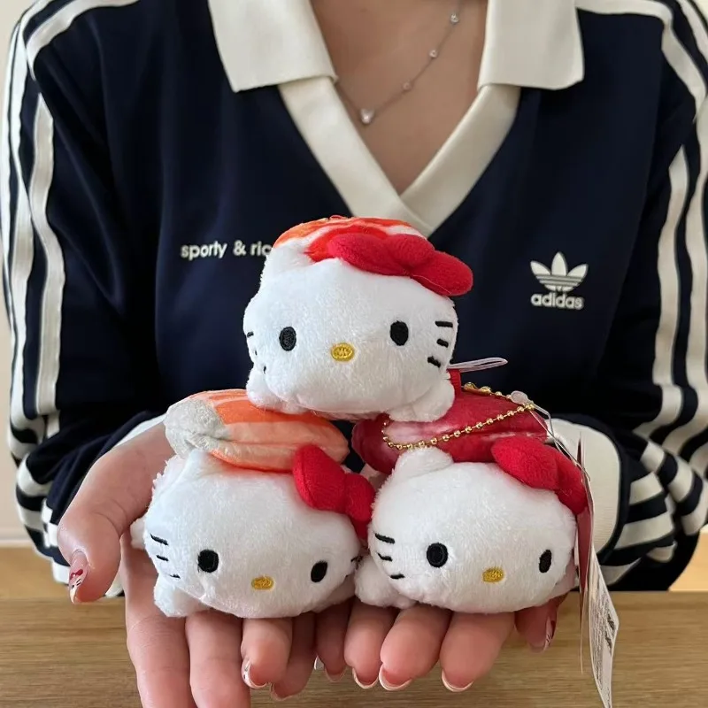Sanrio Kawaii жареные креветки суши Hello Kitty лосось тунец плюшевая кукла для девочек школьная сумка кулон забавная игрушка брелок украшение подарок
Sanrio Kawaii жареные креветки суши Hello Kitty лосось тунец плюшевая кукла для девочек школьная сумка кулон забавная игрушка брелок украшение подарок