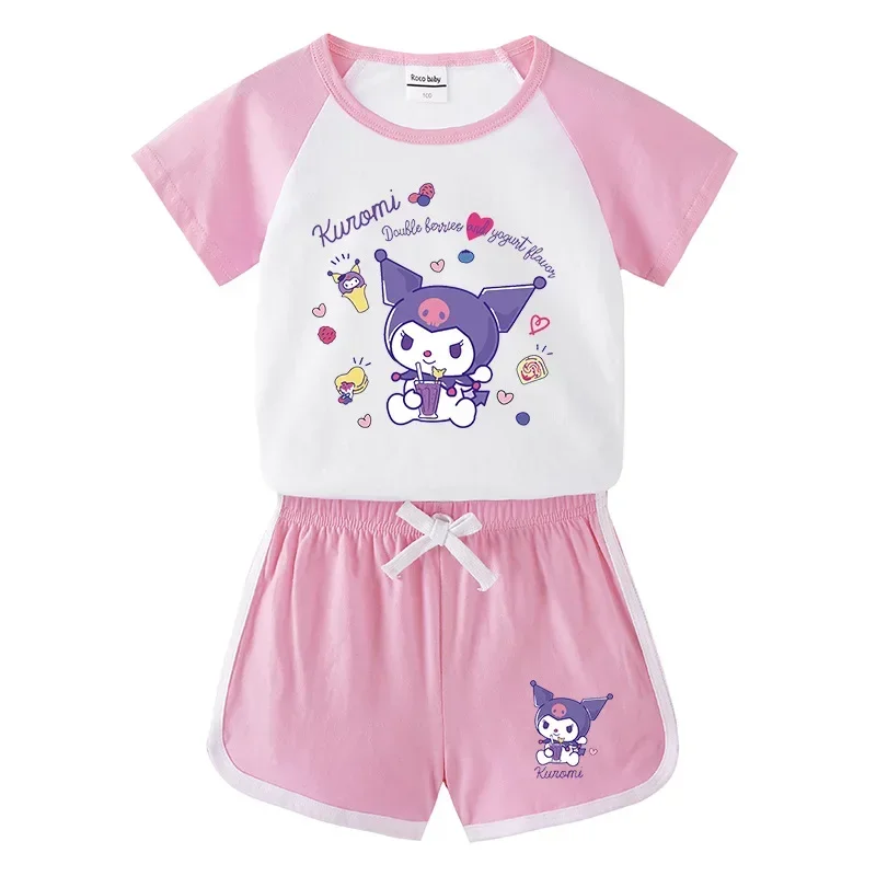 Sanrio hello kitty cute children Hot Pants Short Sleeve kuromi Casual Sportswear Suits Boys Girls Baby Summer T-Shirt Shorts
Sanrio hello kitty cute children Hot Pants Short Sleeve kuromi Casual Sportswear Suits Boys Girls Baby Summer T-Shirt Shorts