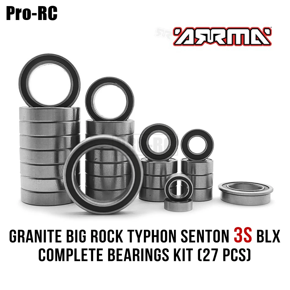 27 шт. полный комплект шарикоподшипников для 1/10 Arrma Granite Big Rock Typhon Senton 3S BLX радиоуправляемая деталь для грузовика
27 шт. полный комплект шарикоподшипников для 1/10 Arrma Granite Big Rock Typhon Senton 3S BLX радиоуправляемая деталь для грузовика