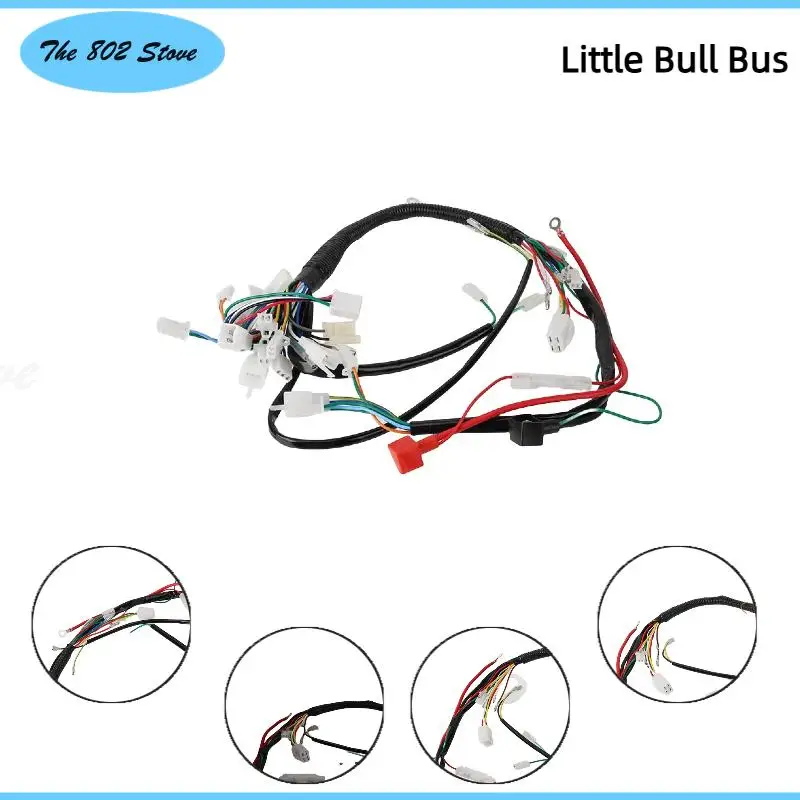 Электропроводка для мотоциклов, подходящая для внедорожников и квадроциклов, аксессуары для электропроводки.
Электропроводка для мотоциклов, подходящая для внедорожников и квадроциклов, аксессуары для электропроводки.