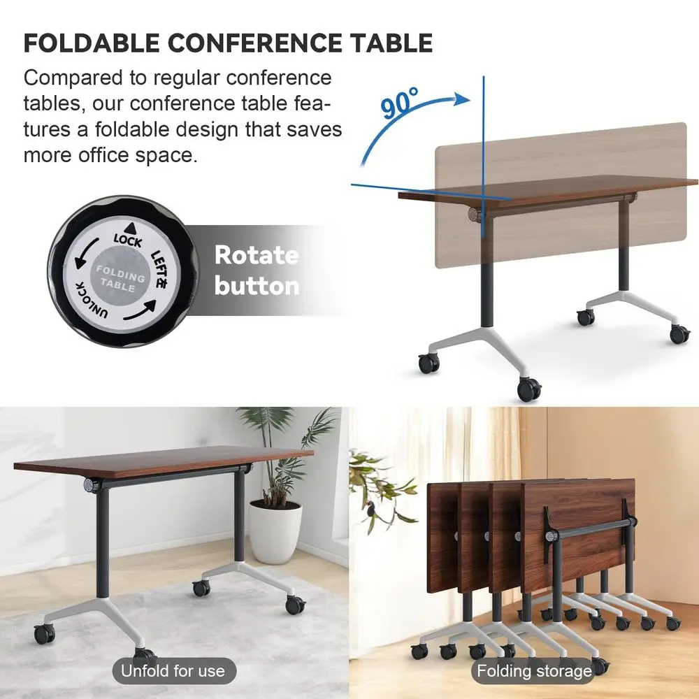 Conference Room Tables, Seminar Conference Table Modern Flip Top Training Meeting Tables, Conference Room Table with Wheels for
Conference Room Tables, Seminar Conference Table Modern Flip Top Training Meeting Tables, Conference Room Table with Wheels for