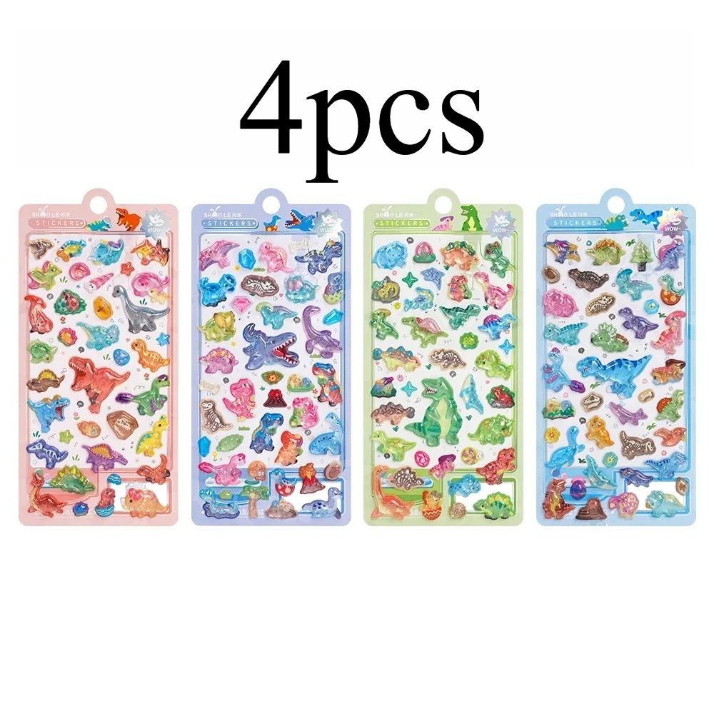 1 pc/4 pcs Colorful Dinosaur World Cartoon 3D Relief Stickers Scrapbooking Diy Journal Cute Stationery Sticker School Gift
1 pc/4 pcs Colorful Dinosaur World Cartoon 3D Relief Stickers Scrapbooking Diy Journal Cute Stationery Sticker School Gift