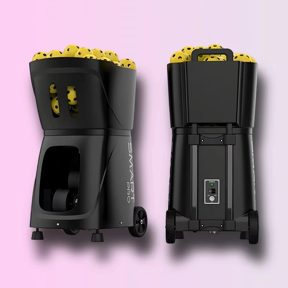 Smart Automatic Pickleball Ball Feeding Machine for Practice Training With Remote Control