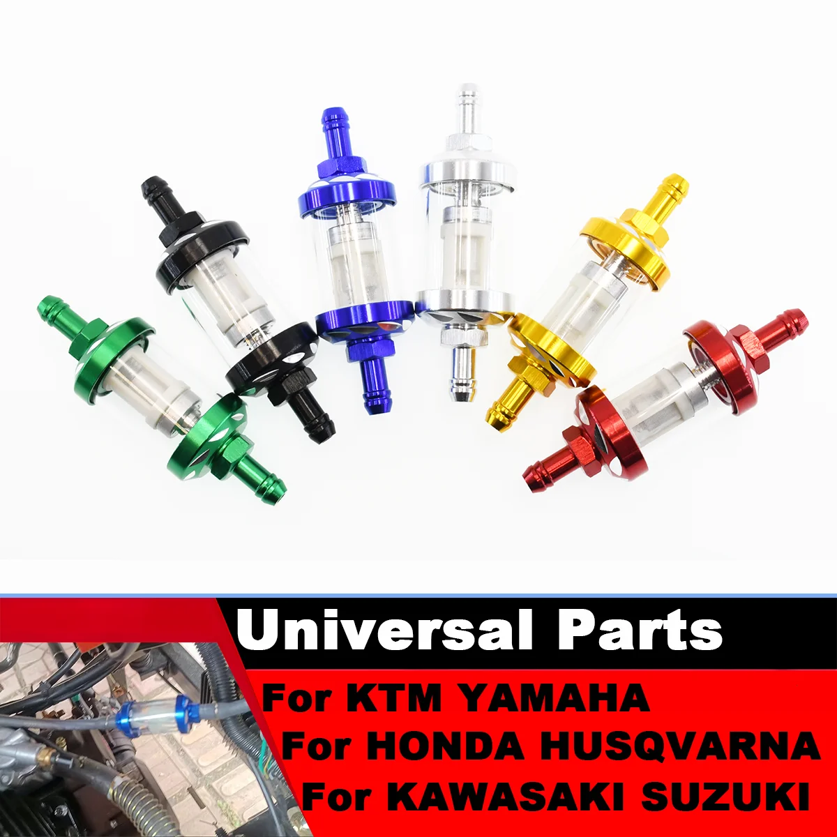 8mm Gas Fuel Oil Filter Fuel Hose Fuel Filter For ATV Kawasaki KTM Yamaha Honda CRF 250R 450R 250X 450X 250RX 450RX
8mm Gas Fuel Oil Filter Fuel Hose Fuel Filter For ATV Kawasaki KTM Yamaha Honda CRF 250R 450R 250X 450X 250RX 450RX