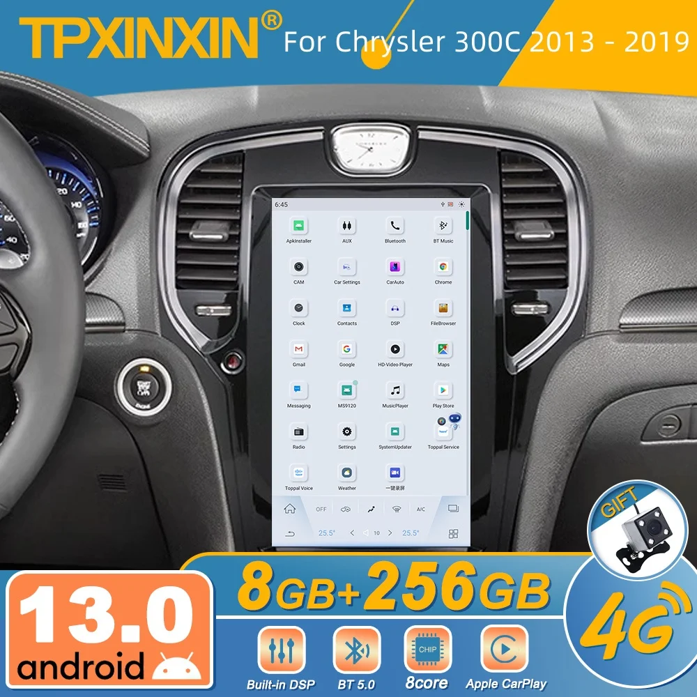 Для Chrysler 300C 2013-2019: автомобильная мультимедийная система Android с видеоплеером, беспроводным CarPlay, автомагнитолой, стереосистемой, GPS-навигацией и головным устройством
Для Chrysler 300C 2013-2019: автомобильная мультимедийная система Android с видеоплеером, беспроводным CarPlay, автомагнитолой, стереосистемой, GPS-навигацией и головным устройством