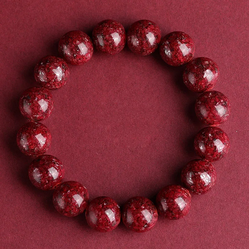 2026 Natural Crystal Cinnabar Beaded Bracelet Purple Gold Cinnabar Bracelet for Men Women Couple Lucky Year Fashion Jewelry Gift
2026 Natural Crystal Cinnabar Beaded Bracelet Purple Gold Cinnabar Bracelet for Men Women Couple Lucky Year Fashion Jewelry Gift
