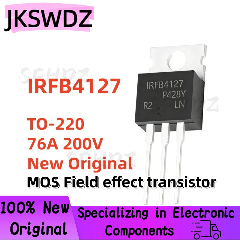 Brand New Imported Original 10/20PCS IRFB4127 IRFB4127PBF TO-220 76A 200V N-channel MOS field-effect transistor In Stock
Brand New Imported Original 10/20PCS IRFB4127 IRFB4127PBF TO-220 76A 200V N-channel MOS field-effect transistor In Stock