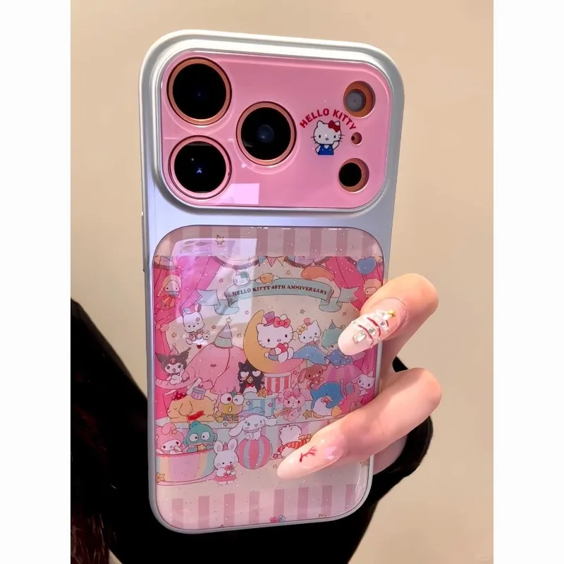 New Cartoon Cute Hello Kitty Acrylic Phone Case for IPhone 17 Pro 16 15 14 Pro Max Luxury Shockproof Protective Case Girls Gift
New Cartoon Cute Hello Kitty Acrylic Phone Case for IPhone 17 Pro 16 15 14 Pro Max Luxury Shockproof Protective Case Girls Gift