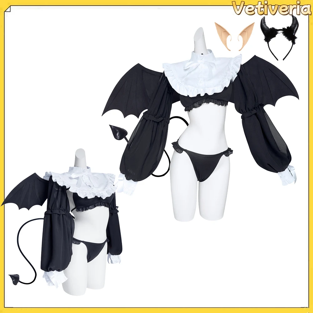 Adult Women Kitagawa Marin Swimsuit Cosplay Headband Ears Bikini Anime Costume Outfits Halloween Carnival Party Fantasia Suit
Adult Women Kitagawa Marin Swimsuit Cosplay Headband Ears Bikini Anime Costume Outfits Halloween Carnival Party Fantasia Suit