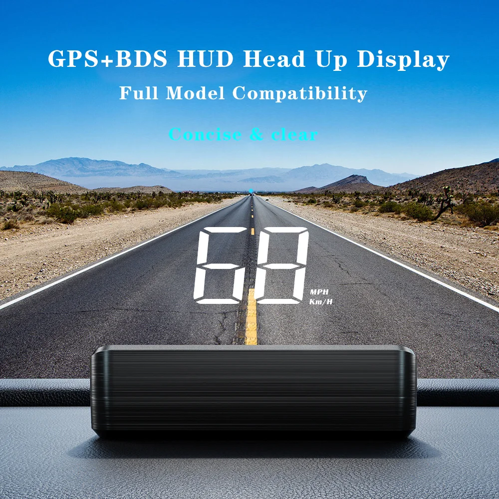 Head up Display M2 BDS+GPS Speedometer KM/H Digital HUD Windshield Projector Universal Auto Electronics Accessory
Head up Display M2 BDS+GPS Speedometer KM/H Digital HUD Windshield Projector Universal Auto Electronics Accessory
