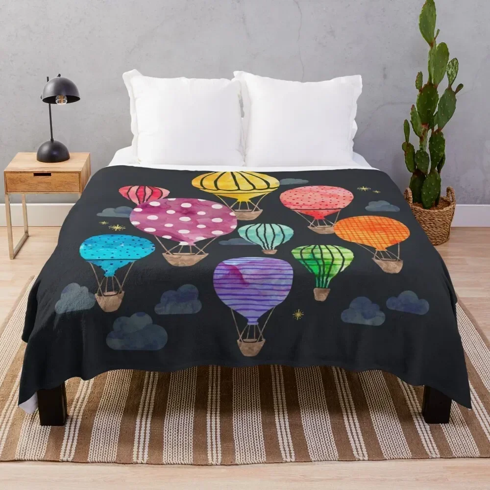 Hot Air Balloon Night Throw Blanket Soft Sherpa Fleece Warm Blanket for Winter
Hot Air Balloon Night Throw Blanket Soft Sherpa Fleece Warm Blanket for Winter
