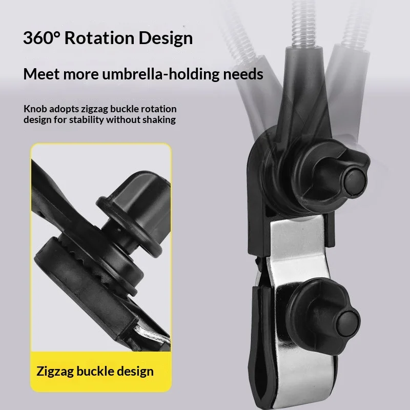 Stroller Sunshade Bracket Holder Umbrella Fixing Clip Campervan Umbrella Stan portable Multifunctional Universal Umbrella Stand
Stroller Sunshade Bracket Holder Umbrella Fixing Clip Campervan Umbrella Stan portable Multifunctional Universal Umbrella Stand