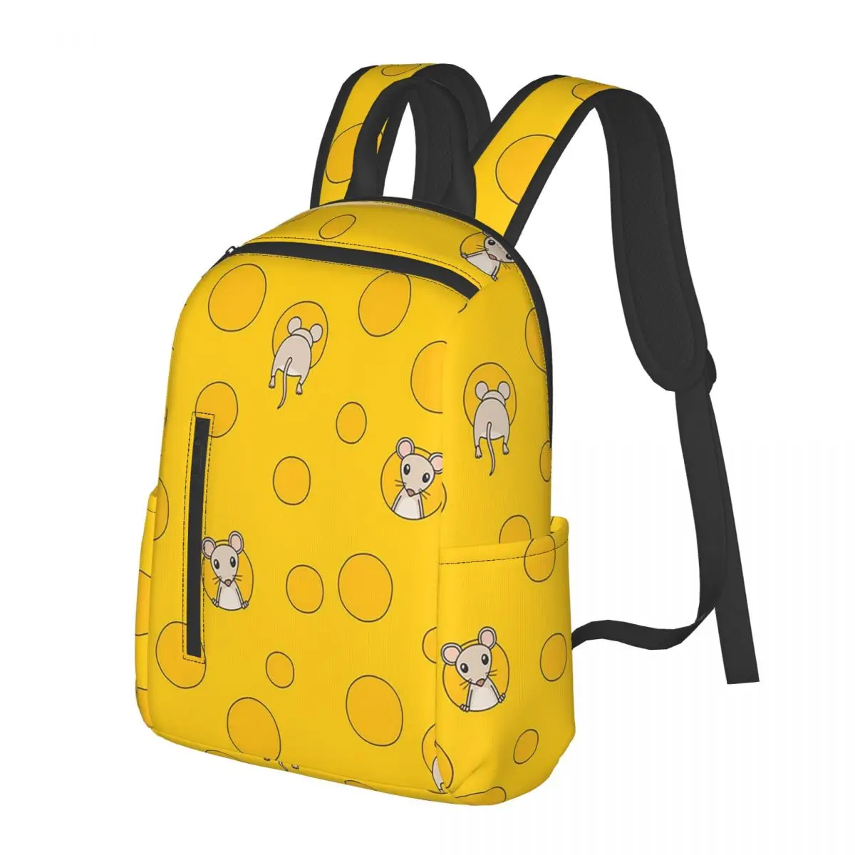 Cartoon Cheese Design Student Backpack School Bag Hiking Travel Daypack for Boys Girls Bookbag Shoulder Bags
Cartoon Cheese Design Student Backpack School Bag Hiking Travel Daypack for Boys Girls Bookbag Shoulder Bags