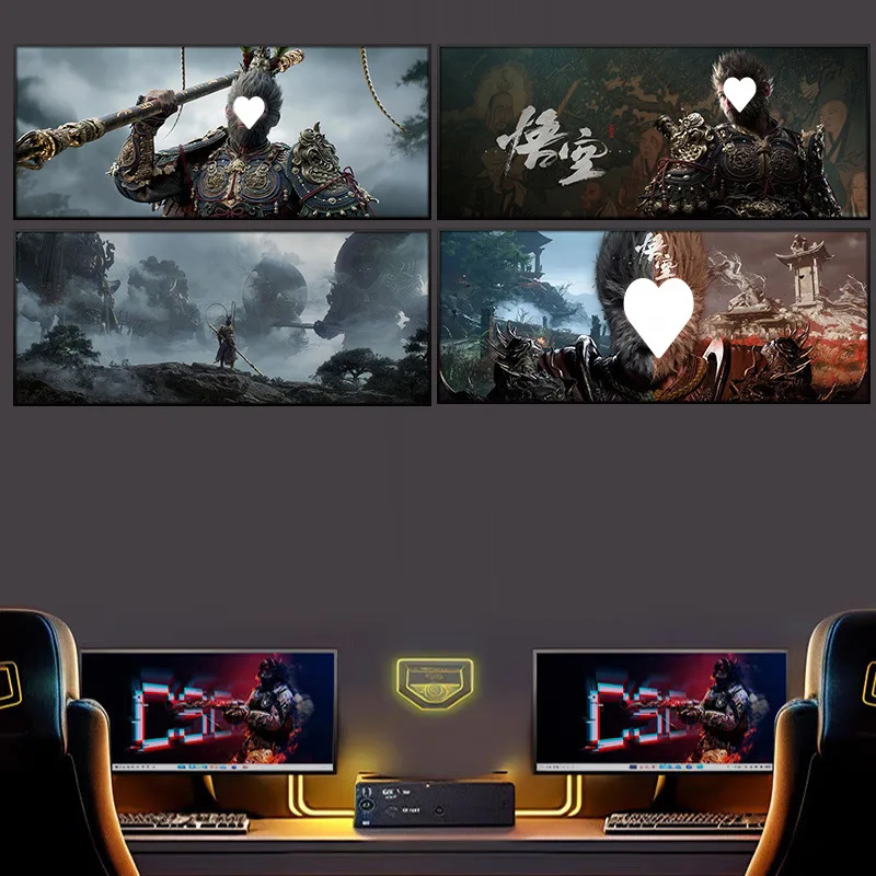 Black Myth Wukong E-sports Room Hanging Painting 3Decorative Painting Bedroom Poster
Black Myth Wukong E-sports Room Hanging Painting 3Decorative Painting Bedroom Poster