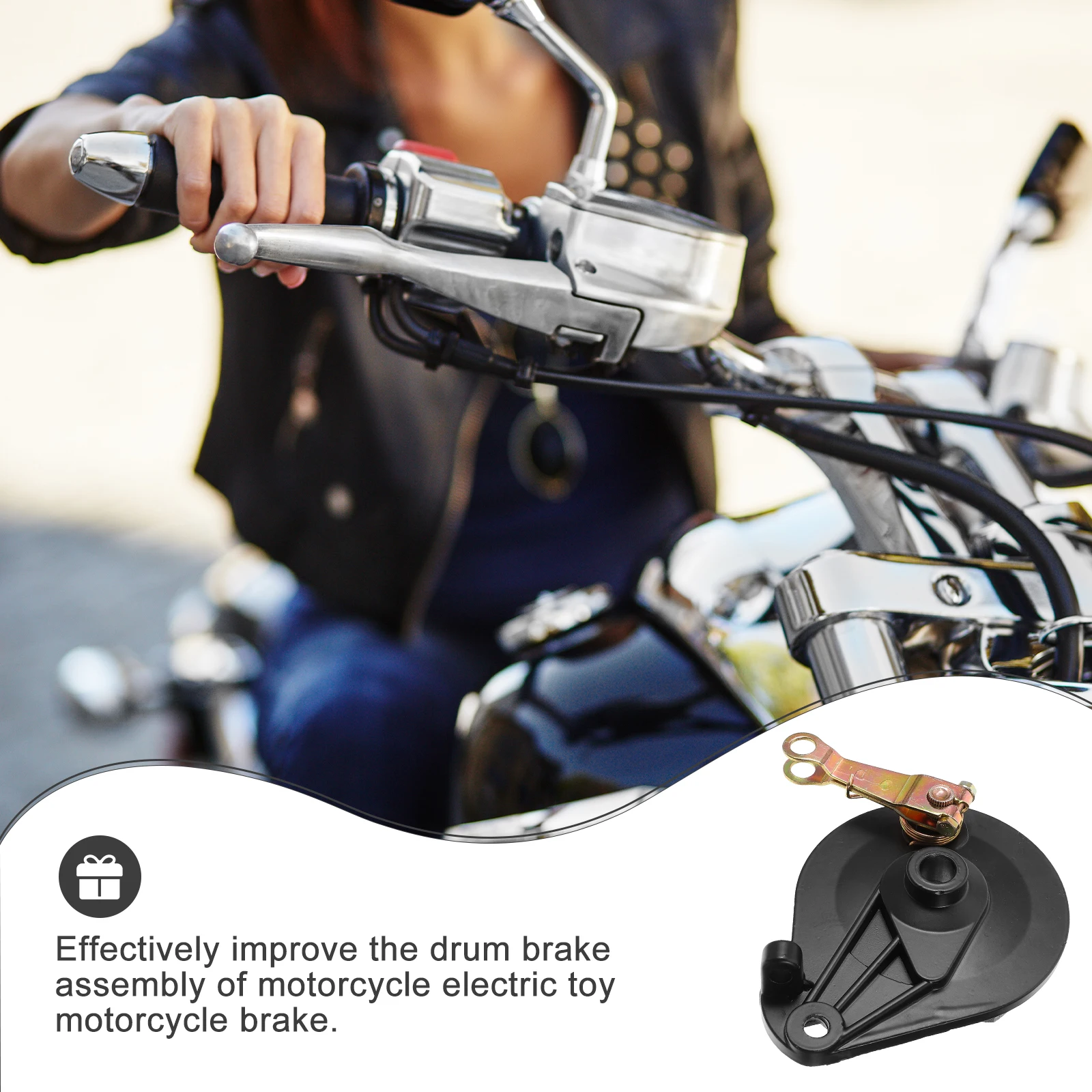 Motorbike Rear Drum Brake Assembly Thickened Wear Resistant Brake Cover Practical Assembly for Electric Motorcycle
Motorbike Rear Drum Brake Assembly Thickened Wear Resistant Brake Cover Practical Assembly for Electric Motorcycle