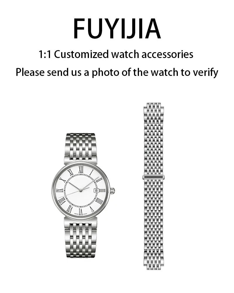 FUYIJIA Couple Custom DORADA M1130 Original Watch Chain 18mm Convex 12.5mm Watchband 316L Stainless Steel Butterfly Buckle Strap
FUYIJIA Couple Custom DORADA M1130 Original Watch Chain 18mm Convex 12.5mm Watchband 316L Stainless Steel Butterfly Buckle Strap