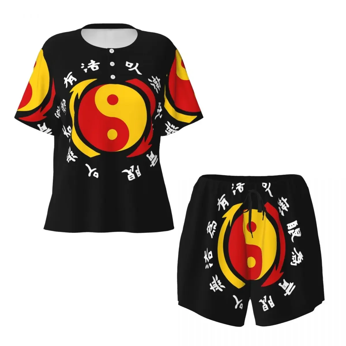 JKD Jeet Kune Do Logo Round Neck Short Sleeves Nightdress for Sleeping Sleepshirts Women Loose Pajama Set Short Pants
JKD Jeet Kune Do Logo Round Neck Short Sleeves Nightdress for Sleeping Sleepshirts Women Loose Pajama Set Short Pants