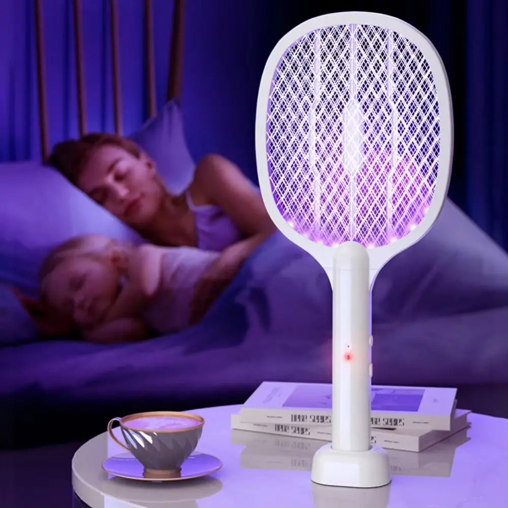 Portable Fly Swatter Safe Rechargeable 2 in 1 Bug Zapper Triple Mesh Design Powerful Mosquito Elimination Mosquito Trap Lamp
Portable Fly Swatter Safe Rechargeable 2 in 1 Bug Zapper Triple Mesh Design Powerful Mosquito Elimination Mosquito Trap Lamp