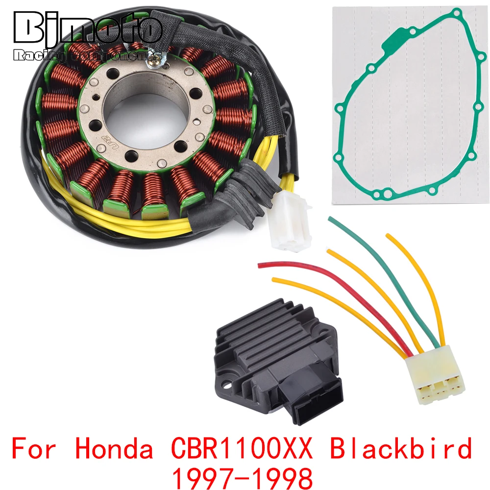 CBR1100XX 1998 Engine Stator Coil+Voltage Regulator rectifier For Honda CBR1100XX Blackbird 1997 With Gasket CBR 1100 XX
CBR1100XX 1998 Engine Stator Coil+Voltage Regulator rectifier For Honda CBR1100XX Blackbird 1997 With Gasket CBR 1100 XX