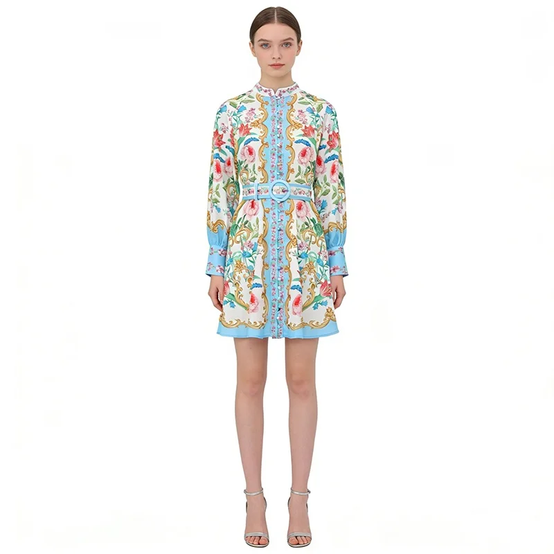 Elegant Short Dress Spring Summer Vacation New Painted Oil Style Dress Ladylike Midi Dress Wedding Dress
Elegant Short Dress Spring Summer Vacation New Painted Oil Style Dress Ladylike Midi Dress Wedding Dress