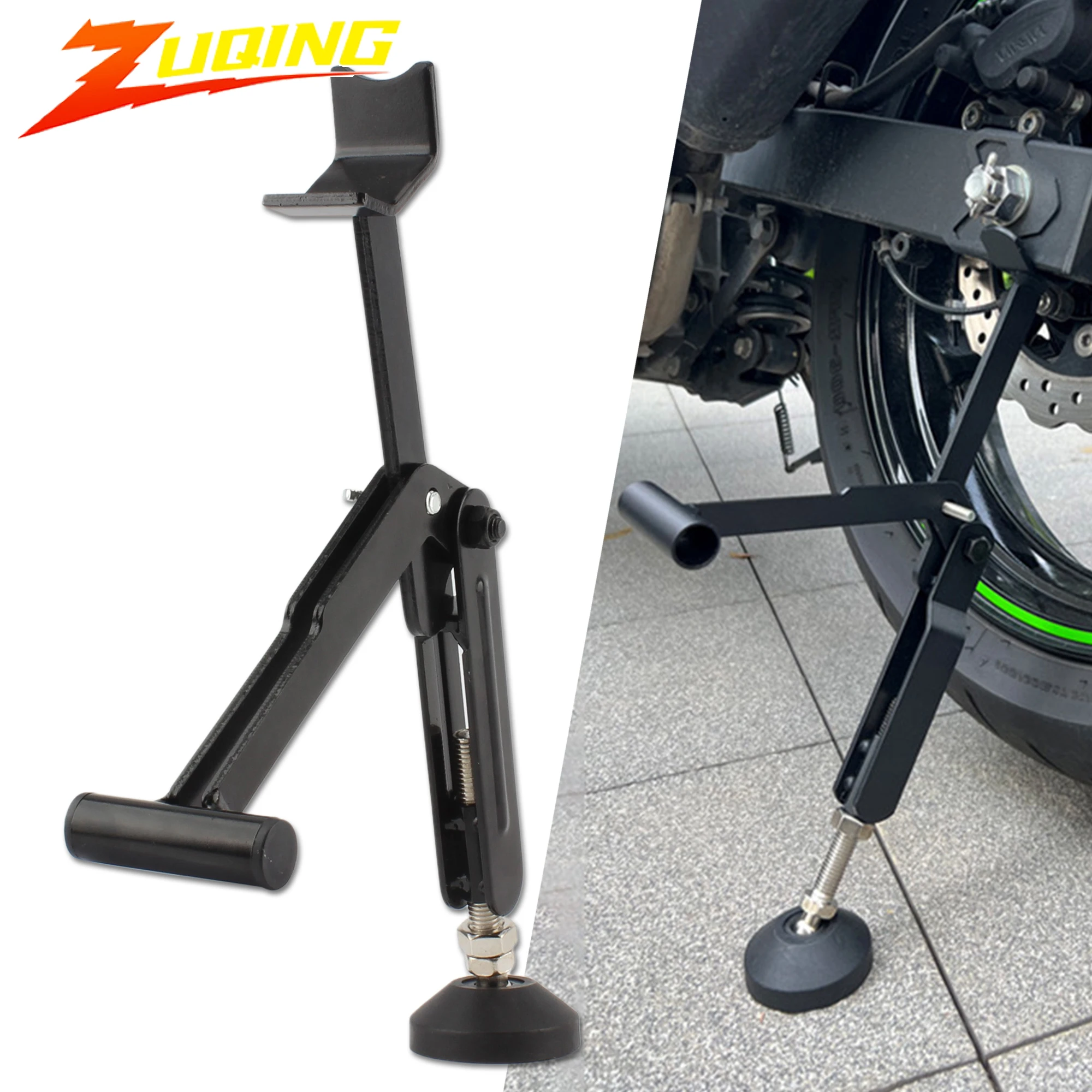Universal Motorcycle Stand Lifting Support Frame Frame Foldable Heavy Lift Stand Stable Crane Frame Wheel Support Side Stand
Universal Motorcycle Stand Lifting Support Frame Frame Foldable Heavy Lift Stand Stable Crane Frame Wheel Support Side Stand