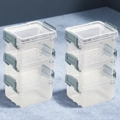 6 pcs Transparent Stackable Desktop Storage Cases Plastic Jewelry Organizers Boxes For Makeup Accessories Stationery
6 pcs Transparent Stackable Desktop Storage Cases Plastic Jewelry Organizers Boxes For Makeup Accessories Stationery