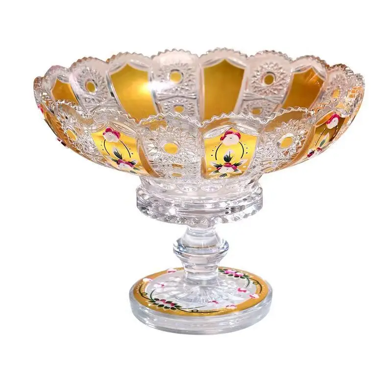CX Thickened Luxury European Large Crystal Glass Fruit Plate
CX Thickened Luxury European Large Crystal Glass Fruit Plate