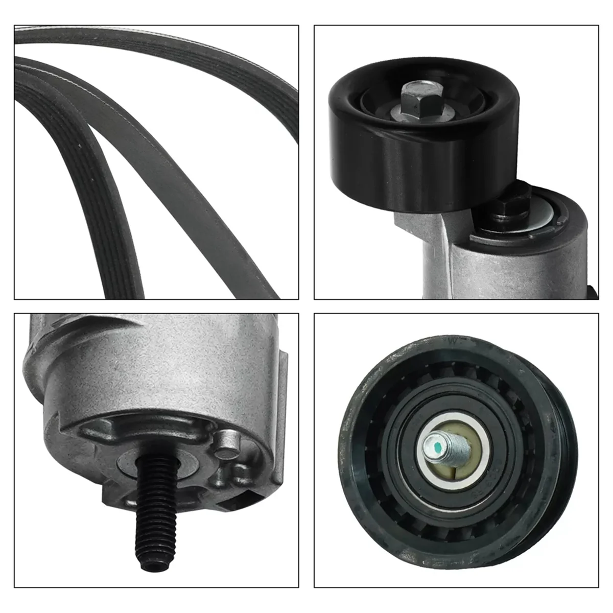 1Set Belt Tensioner & Idler Pulley V-Ribbed Belt Kit for 2.0 2.4 L4 06-15 25281-25000 25212-2G760 2528725110
1Set Belt Tensioner & Idler Pulley V-Ribbed Belt Kit for 2.0 2.4 L4 06-15 25281-25000 25212-2G760 2528725110