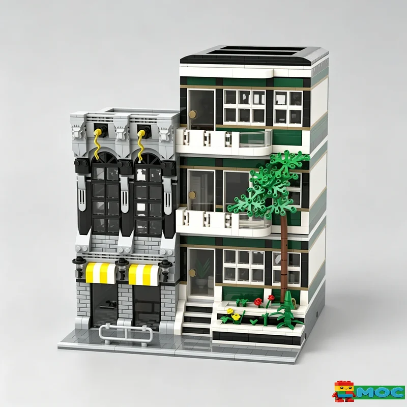 NEW 3378PCS City Modular Bar And Residential MOC Architecture Bricks DIY Educational Assembly Toy For Collection Birthday Gifts
NEW 3378PCS City Modular Bar And Residential MOC Architecture Bricks DIY Educational Assembly Toy For Collection Birthday Gifts