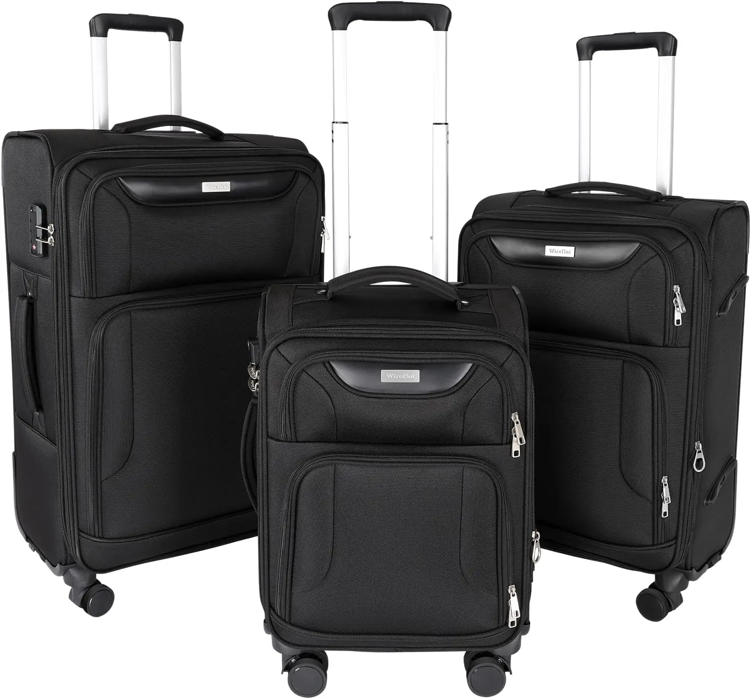 3-Piece Expandable Luggage Set with Front Open Pocket, Lightweight Oxford Suitcase with TSA Lock (20/24/28in)
3-Piece Expandable Luggage Set with Front Open Pocket, Lightweight Oxford Suitcase with TSA Lock (20/24/28in)