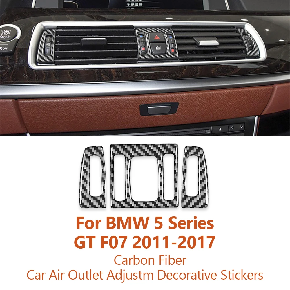 For BMW 5 Series GT F07 2011-2017 Carbon Fiber Car Center Console Air Outlet Adjustm Decorative Stickers Trims Auto Accessoriess
For BMW 5 Series GT F07 2011-2017 Carbon Fiber Car Center Console Air Outlet Adjustm Decorative Stickers Trims Auto Accessoriess