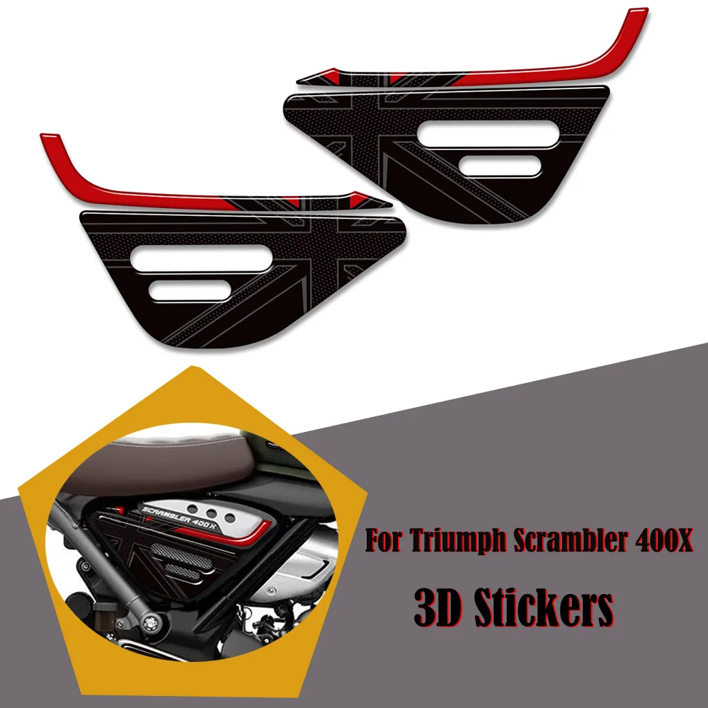 For Triumph Scrambler 400X 400 X Tank Pad Side Grips Gas Fuel Oil Kit Knee Fairing Fender Wheels Stickers Decals 2024 2025 
For Triumph Scrambler 400X 400 X Tank Pad Side Grips Gas Fuel Oil Kit Knee Fairing Fender Wheels Stickers Decals 2024 2025