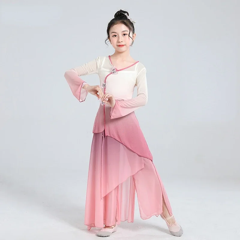 Chinese Classical Dance Costumes Girls Practice Dance Clothes Yangko Clothing Ancient Traditional Oriental Hanfu Yangko Dress
Chinese Classical Dance Costumes Girls Practice Dance Clothes Yangko Clothing Ancient Traditional Oriental Hanfu Yangko Dress